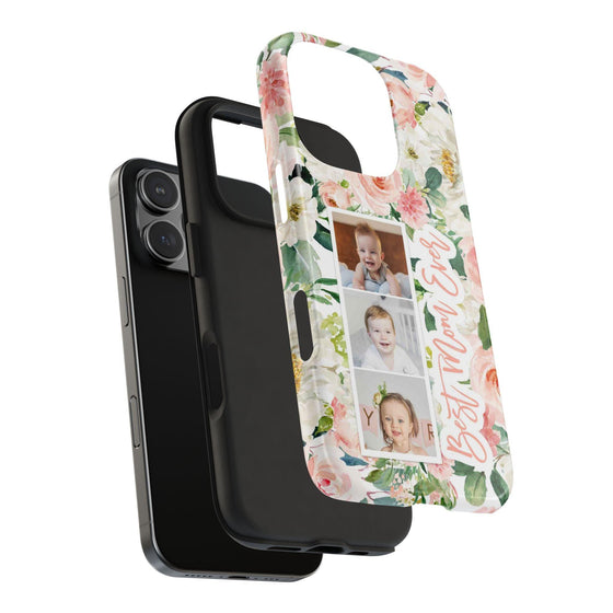 Custom Floral Tough Phone Case - Best Mom Ever - PC024