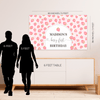 Editable Berry First Birthday Backdrop Strawberry BF03