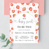 Editable Berry Sweet 2nd Birthday Invitation BF08