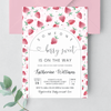 Editable Strawberry Baby Shower Set BS06