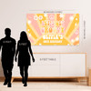 Editable Groovy Birthday Backdrop G116