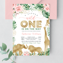  Editable Safari Baby Shower Invitation JG06