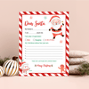 Letter To Santa Printable Easy To Print LTS04