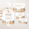 Editable Pumpkin Baby Shower Set Fall P001
