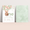 Editable Teddy Bear Birthday Invitation T504