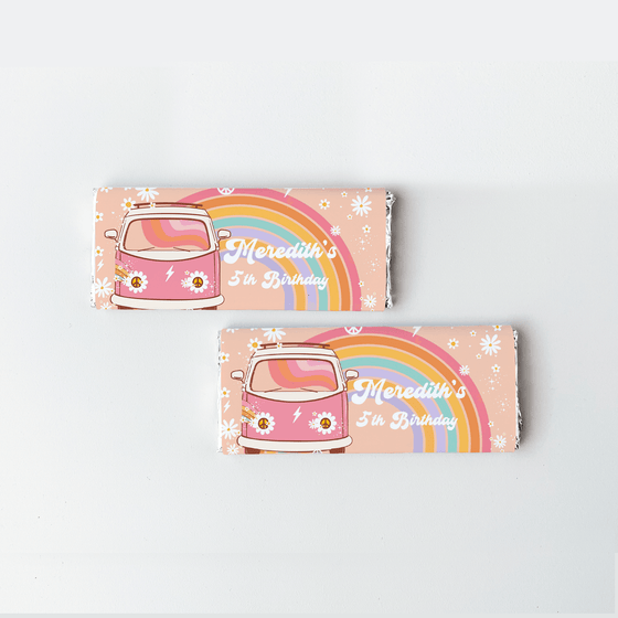 EDITABLE Five Is A Vibe Birthday Candy Bar G205