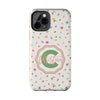 Personalized Floral Tough Phone Case for Women | Durable & Stylish Protection - PC029