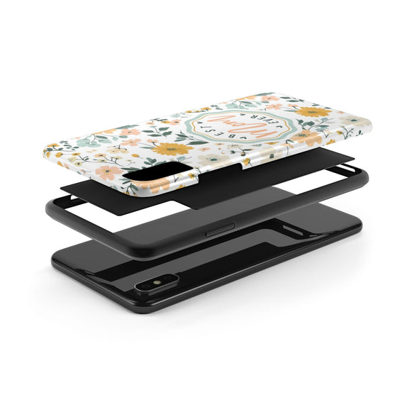 Floral Tough Phone Case - Best Mom Ever - PC008
