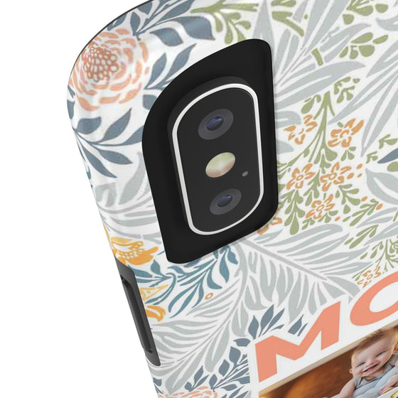 Custom Photo Collage iPhone Case for Mom - Floral Design - PC001