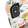 Customized Floral Photo Tough Phone Case for Mom - PC009