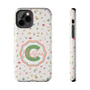Personalized Floral Tough Phone Case for Women | Durable & Stylish Protection - PC029