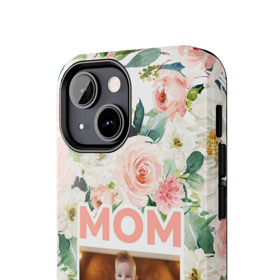 Floral Mom Phone Case with Custom Photo Slots - Perfect Gift for Mother's Day - PC023