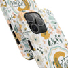 Personalized Floral Tough Phone Case - Custom Name Design - PC007