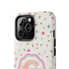 Personalized Floral Tough Phone Case - Custom Name Design - PC030