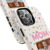Floral Mom Photo Tough Phone Case - Durable Protection for Loving Mothers - PC027