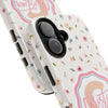 Personalized Floral Tough Phone Case - Custom Name Design - PC030
