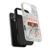 Custom Photo Collage iPhone Case for Mom - Floral Design - PC001