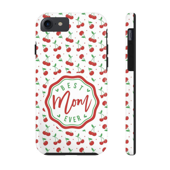 Best Mom Ever Cherry Pattern Tough Phone Case - PC022