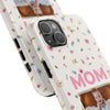 Floral Mom Photo Tough Phone Case - Durable Protection for Loving Mothers - PC027