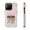 Personalized Mom Photo Collage Phone Case - Bow Design -PC015