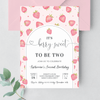 Editable Berry Sweet 2nd Birthday Invitation BF05