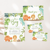 Editable Dinosaur Baby Shower Set DI101