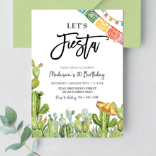  Editable Fiesta Birthday Invitation FT105