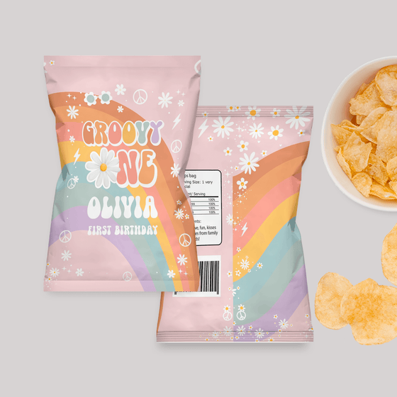 Editable Groovy ONE Chip Bag G101