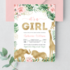 Editable Safari Baby Shower Invitation JG07