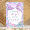 Editable Oneder the Sea Mermaid Invitation M301