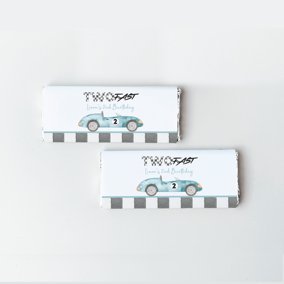 Editable Two Fast Candy Bar Wrapper Chocolate R102