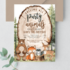 Editable Woodland Invitation W205