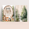 Editable Woodland Invitation W205