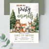 Editable Woodland Invitation W305