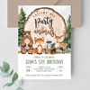 Editable Woodland Invitation W405