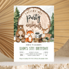 Editable Woodland Invitation W405