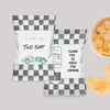 Editable Two Fast Birthday Chip Bag R101