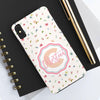 Personalized Floral Tough Phone Case - Custom Name Design - PC030