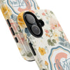 Personalized Floral Tough Phone Case - Customized with Name | Durable Protection - PC013