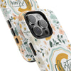 Personalized Floral Tough Phone Case - Custom Name Design - PC007