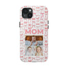 Personalized Mom Photo Collage Phone Case - Bow Design -PC015