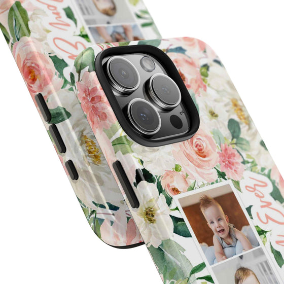 Custom Floral Tough Phone Case - Best Mom Ever - PC024
