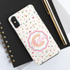 Personalized Floral Tough Phone Case - Custom Name Design - PC030
