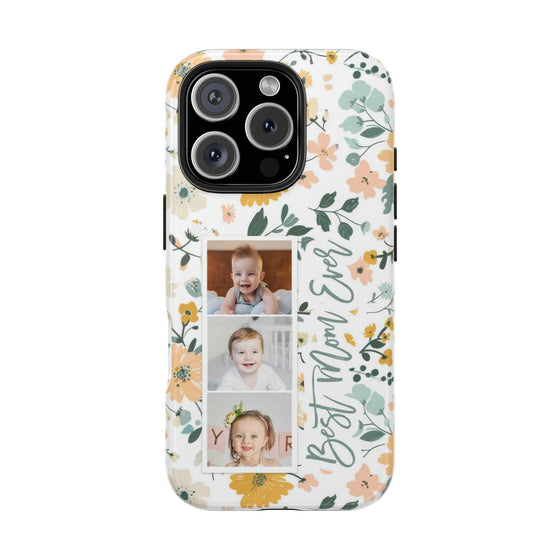 Floral Photo Phone Case - Best Mom Ever - PC010