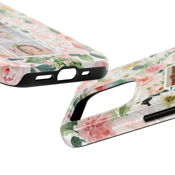 Custom Floral Tough Phone Case - Best Mom Ever - PC024