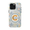 Custom Monogram Phone Cases With Floral Design - PC003