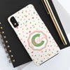 Personalized Floral Tough Phone Case for Women | Durable & Stylish Protection - PC029