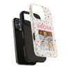 Floral Mom Photo Tough Phone Case - Durable Protection for Loving Mothers - PC027