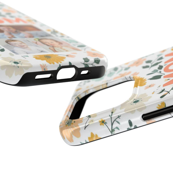 Customized Floral Photo Tough Phone Case for Mom - PC009