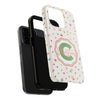 Personalized Floral Tough Phone Case for Women | Durable & Stylish Protection - PC029
